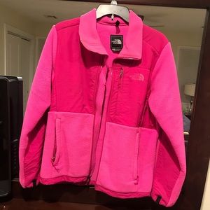 North face Denali hot pink medium